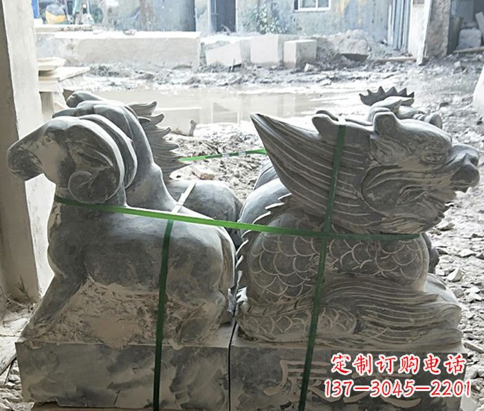 上海12生肖公园动物石雕