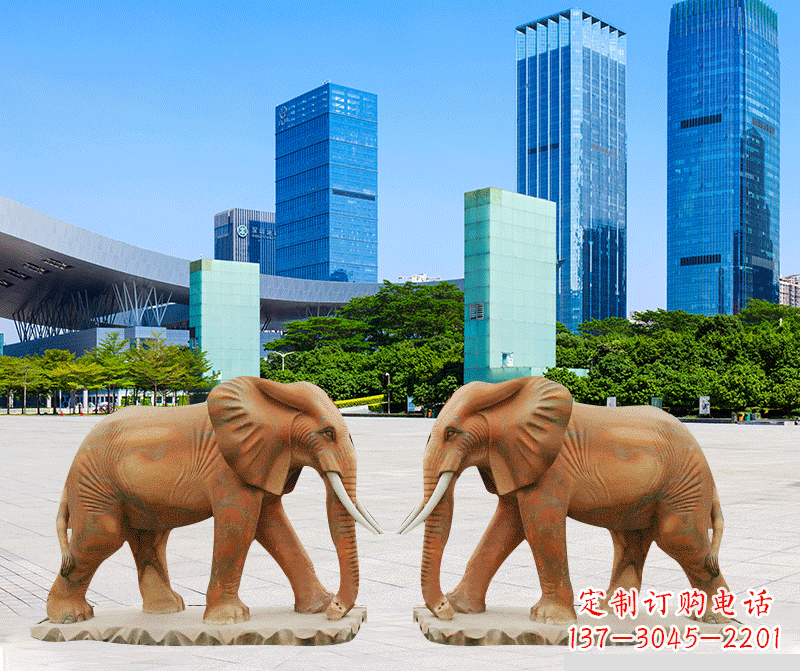 上海精美大象雕塑