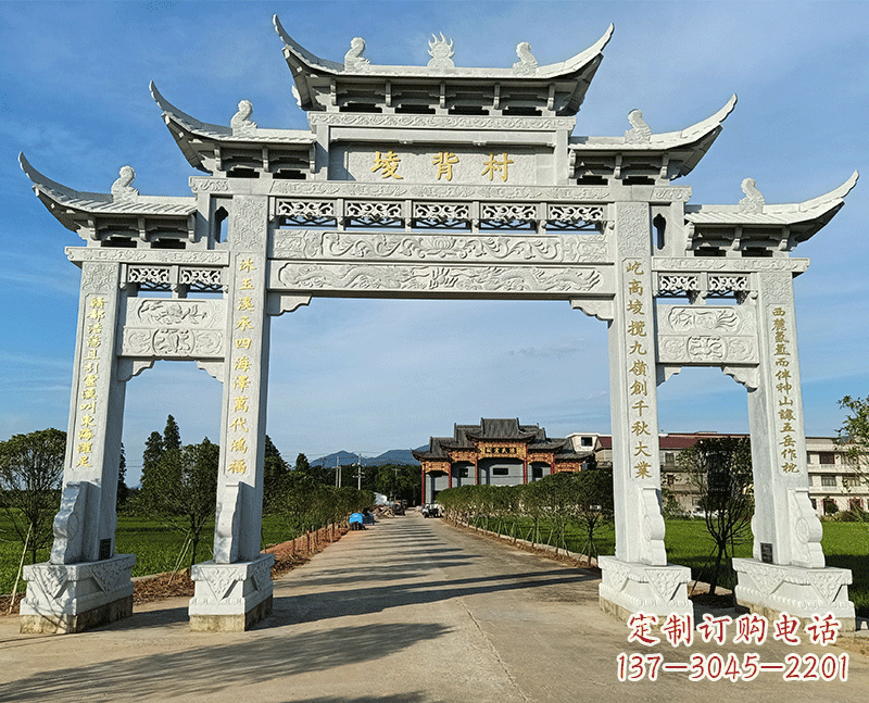 上海寨门石雕牌坊