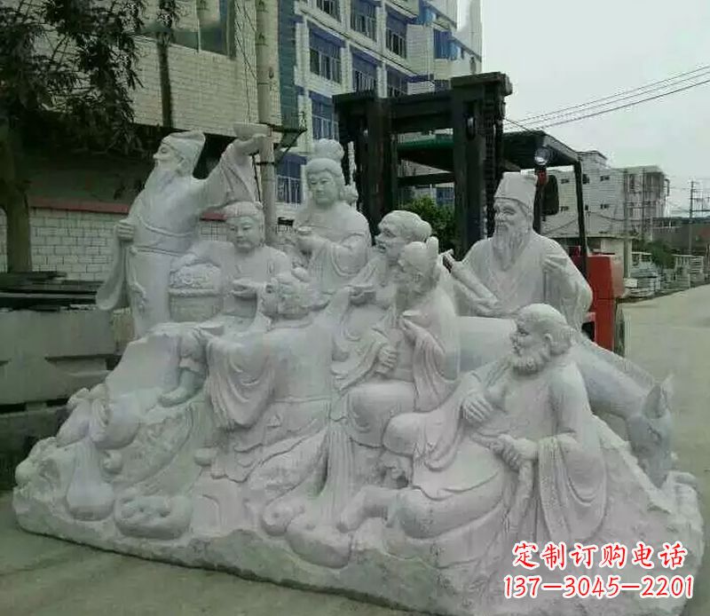 上海八仙过海石雕
