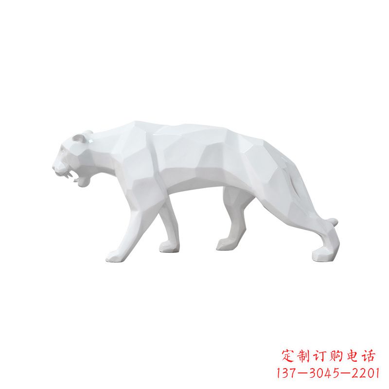 上海玻璃钢豹雕塑