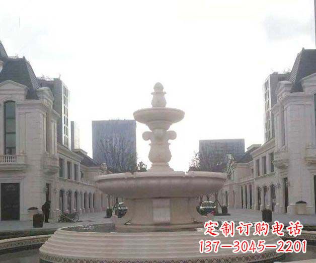上海别墅景观大理石喷泉石雕