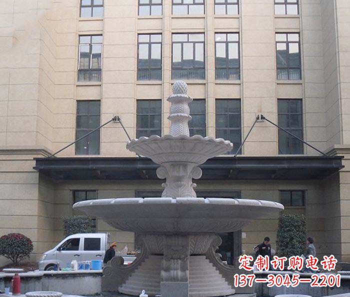 上海别墅景观欧式喷泉石雕