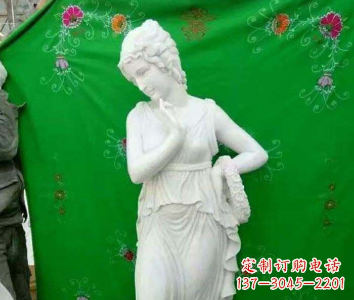 上海别墅景观西方女人石雕