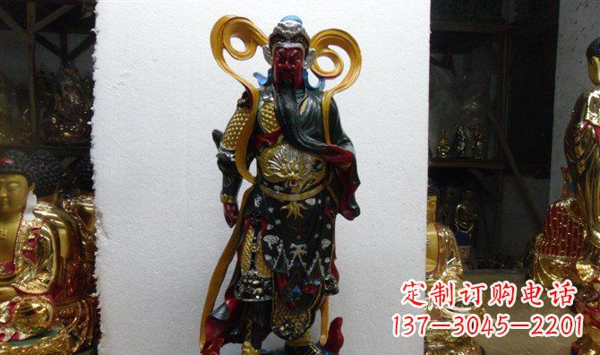 上海关公玻璃钢彩绘刀