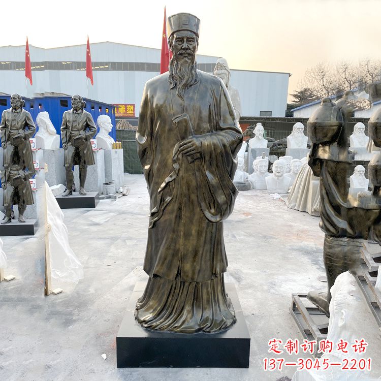 上海苏东坡玻璃钢仿铜雕塑