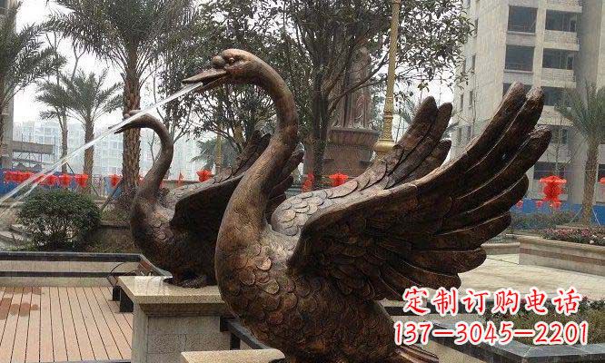 上海天鹅雕塑美丽的视觉盛宴