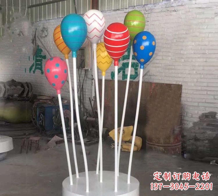 上海玻璃钢仿真气球雕塑——精美绝伦