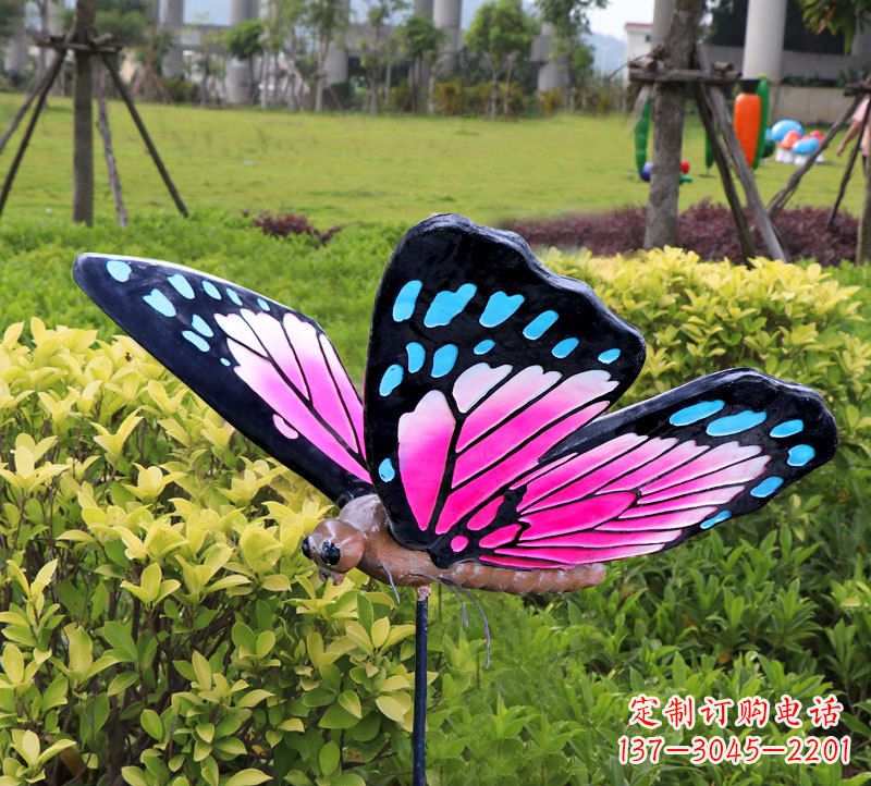 上海玻璃钢蝴蝶雕塑