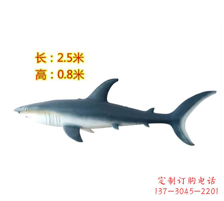 上海玻璃钢鲨鱼雕塑令人惊叹的艺术精品