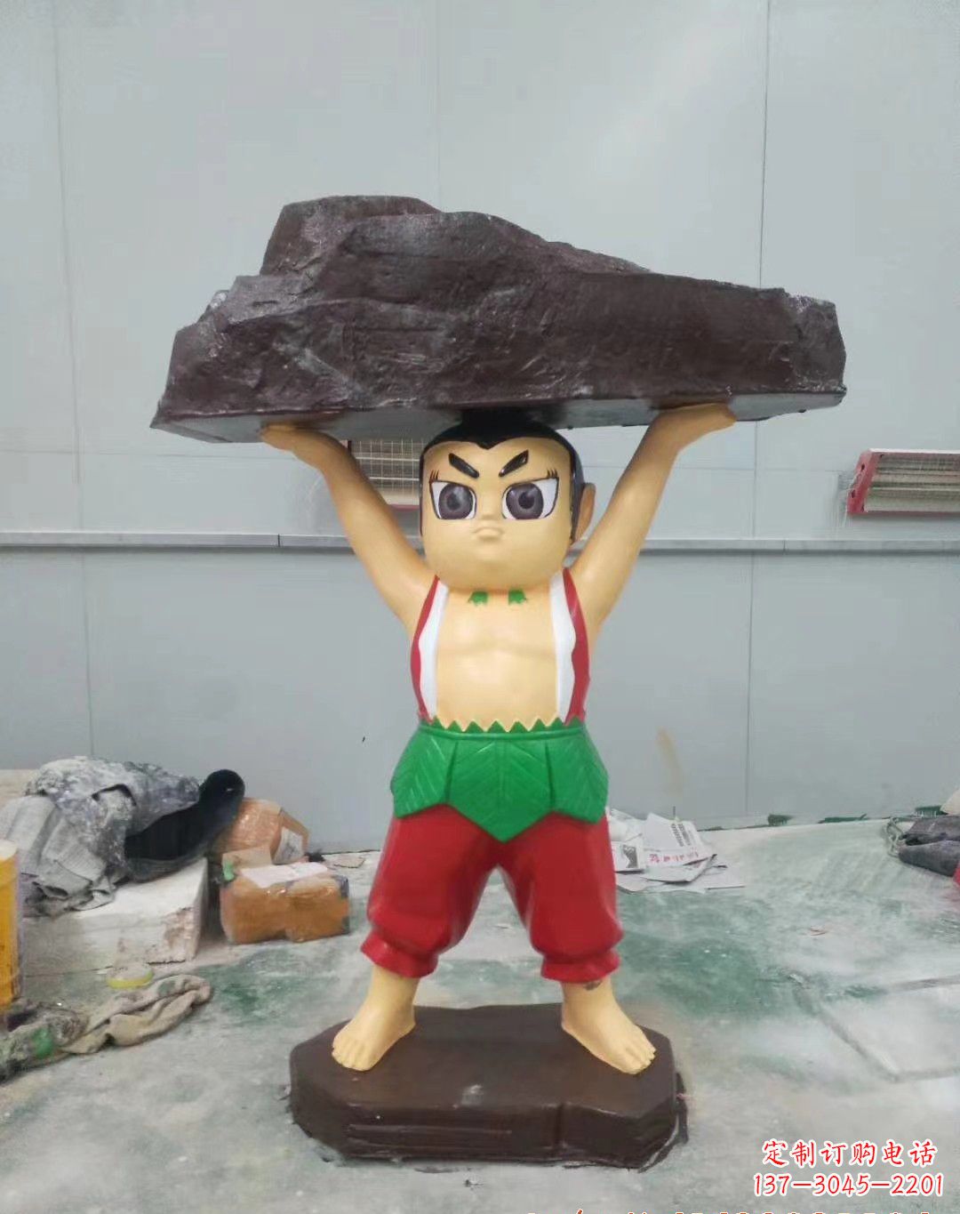 上海玻璃钢葫芦娃雕塑精美绝伦