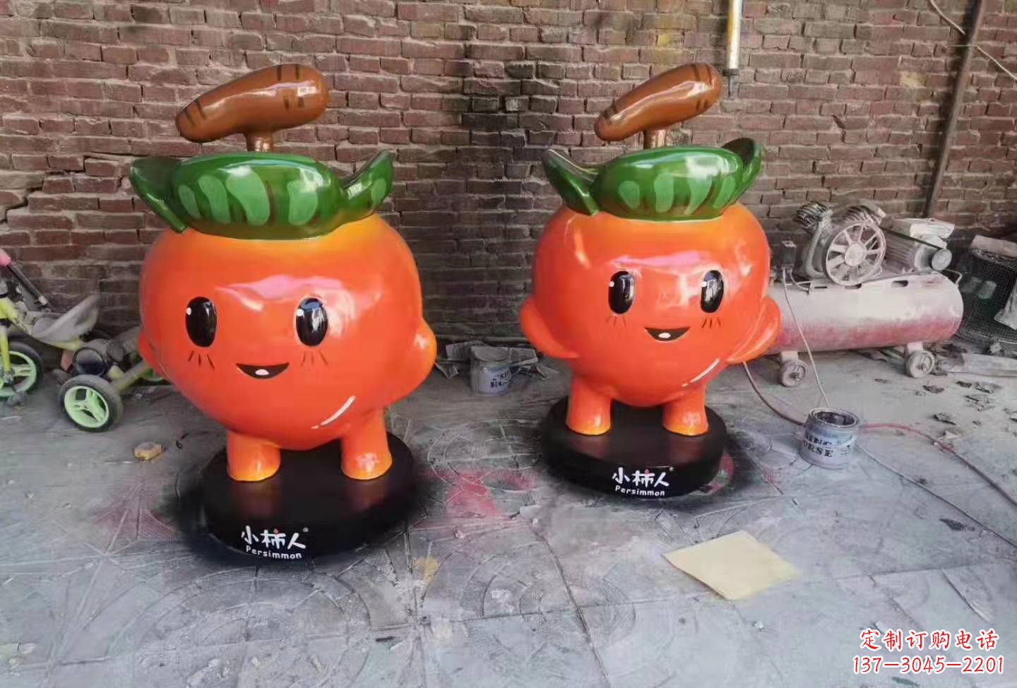 上海精致玻璃钢卡通蔬菜雕塑