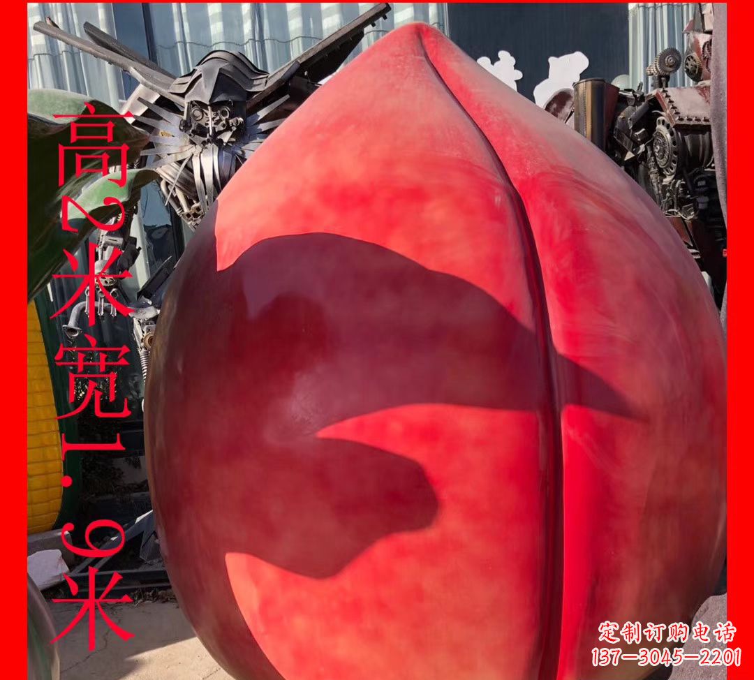 上海玻璃钢水果雕塑——给你一个美好的景观