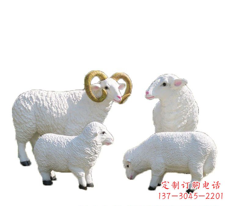上海玻璃钢山羊雕塑——传承藏区特色文化