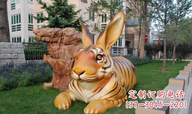 上海玻璃钢兔子雕塑精致、经典、永恒