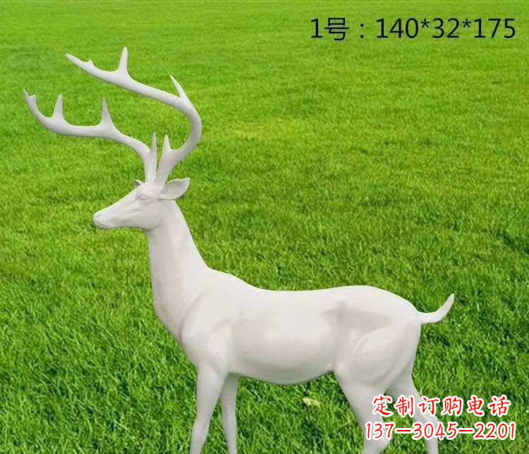 上海玻璃钢小鹿 动物雕塑