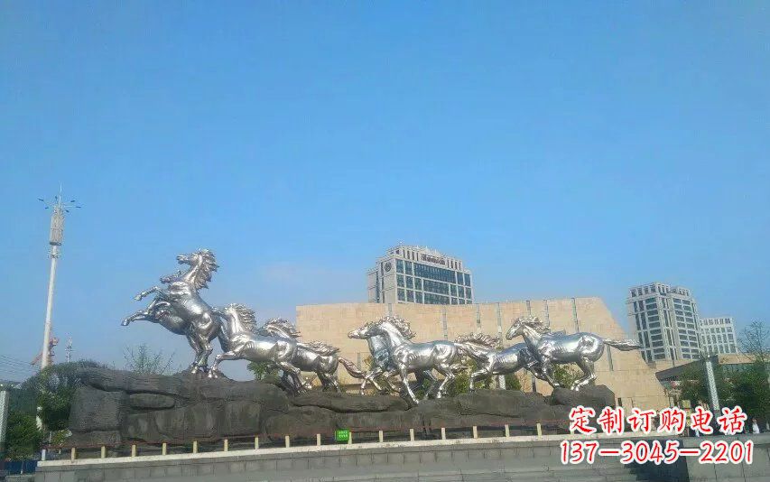 上海不锈钢动物雕塑精美的艺术品