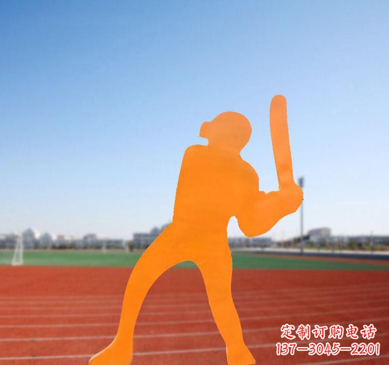 上海棒球运动人物雕塑传承棒球精神