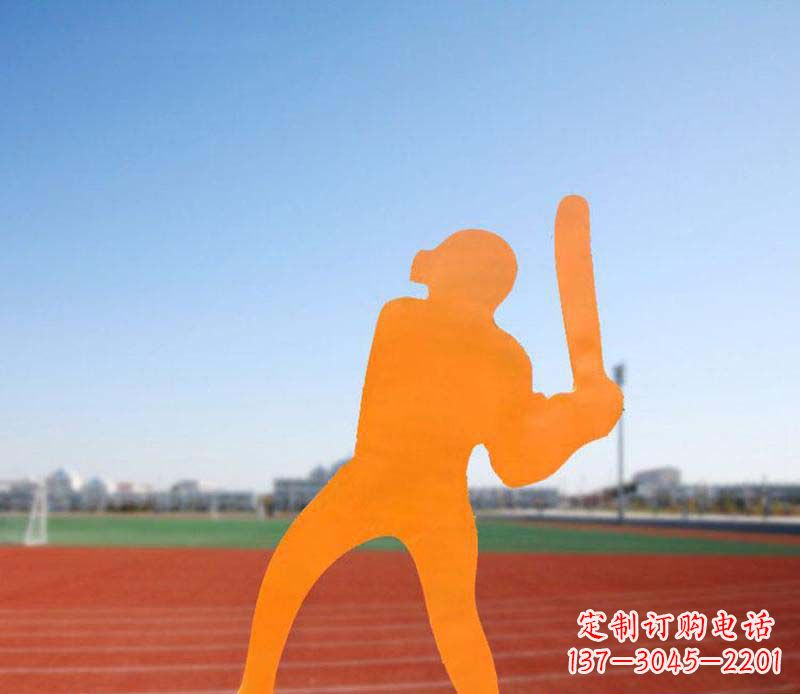 上海不锈钢棒球雕塑精美的艺术品