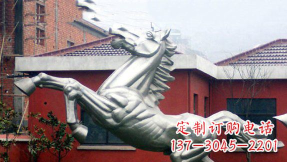 上海不锈钢奔马雕塑展现力量与美感