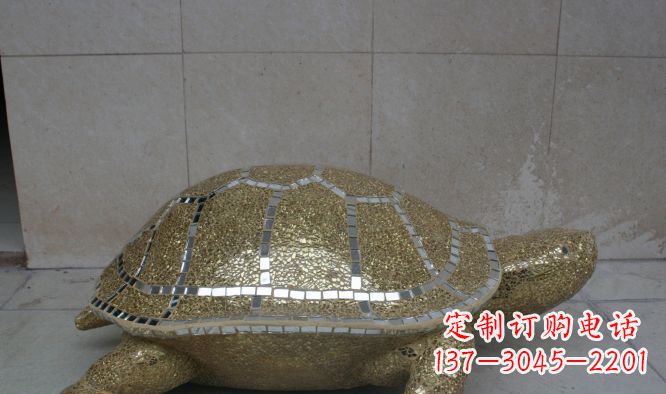 上海不锈钢彩银乌龟公园景观雕塑艺术与自然的完美融合