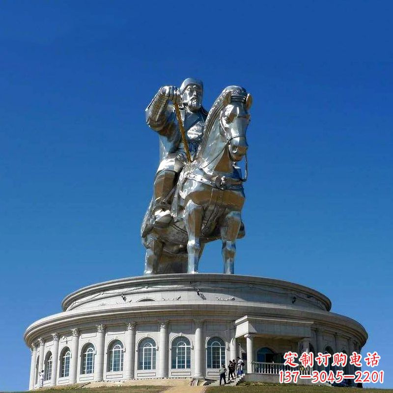 上海不锈钢成吉思汗雕塑——一座引人入胜的大型雕塑