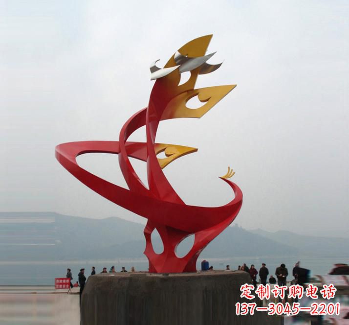 上海精美的不锈钢凤凰雕塑
