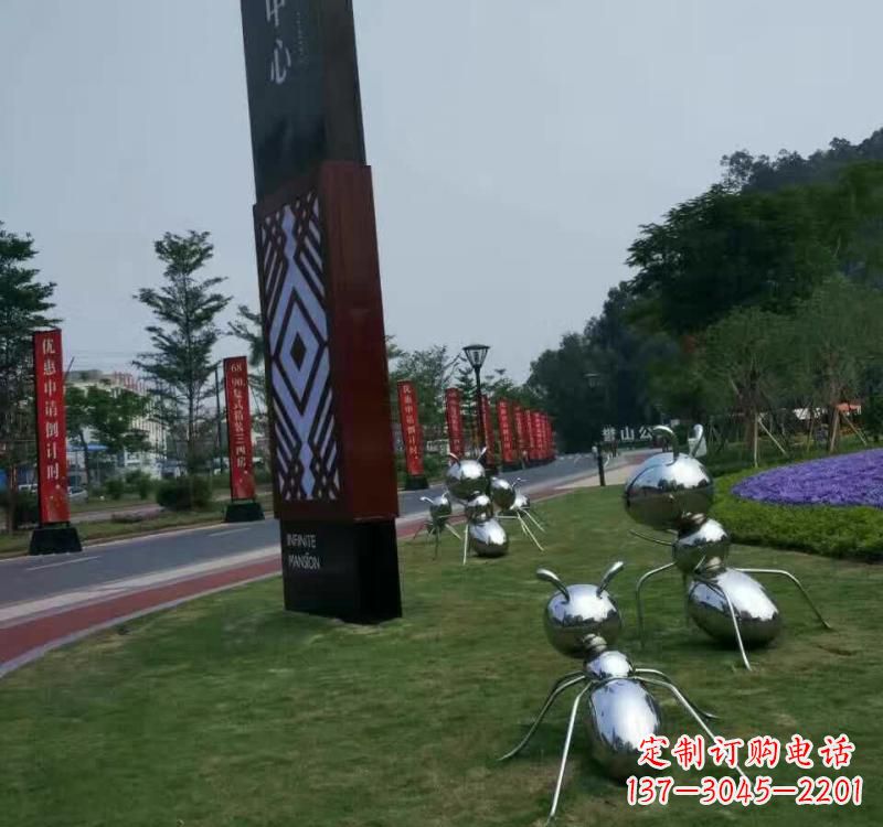 上海不锈钢蚂蚁雕塑精美的艺术精品