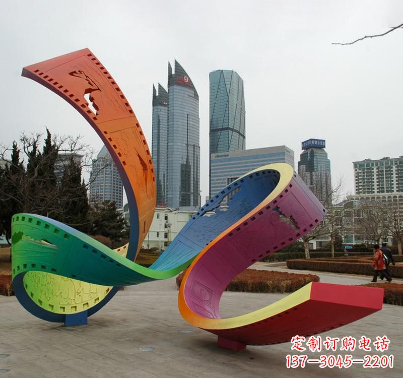 上海精美的不锈钢城市景观雕塑