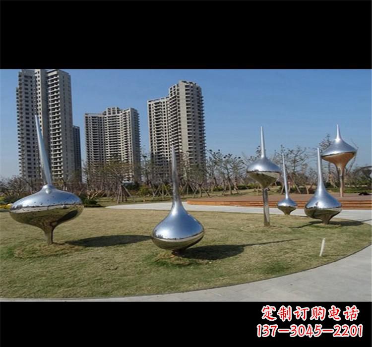上海不锈钢城市水滴雕塑唤醒城市的灵魂