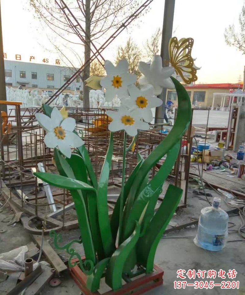 上海不锈钢城市紫荆花雕塑