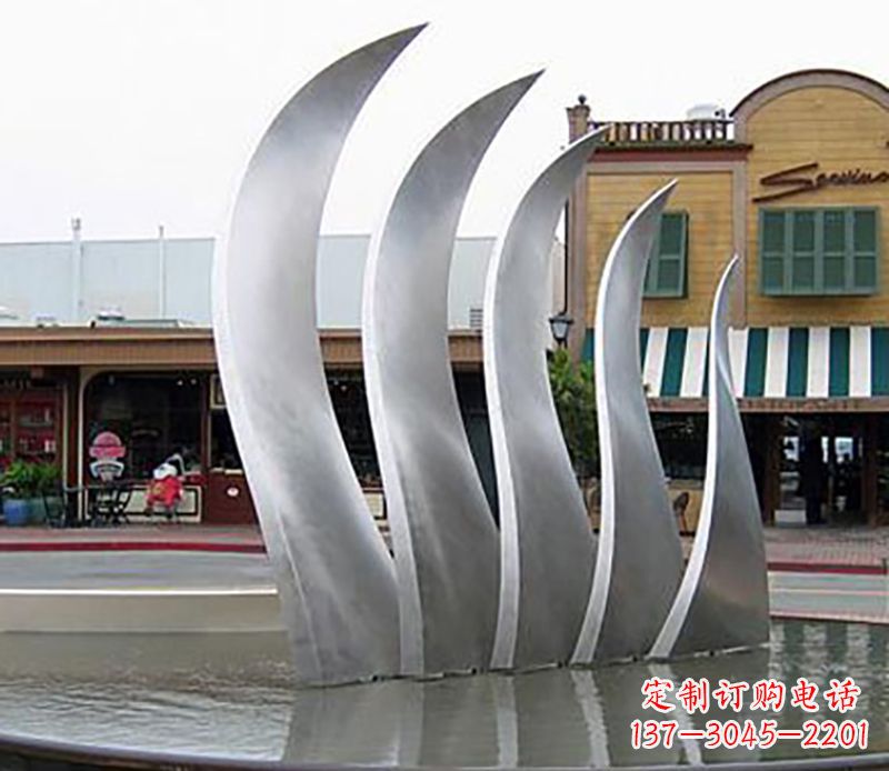 上海不锈钢翅膀雕塑给空中带来力量与美丽