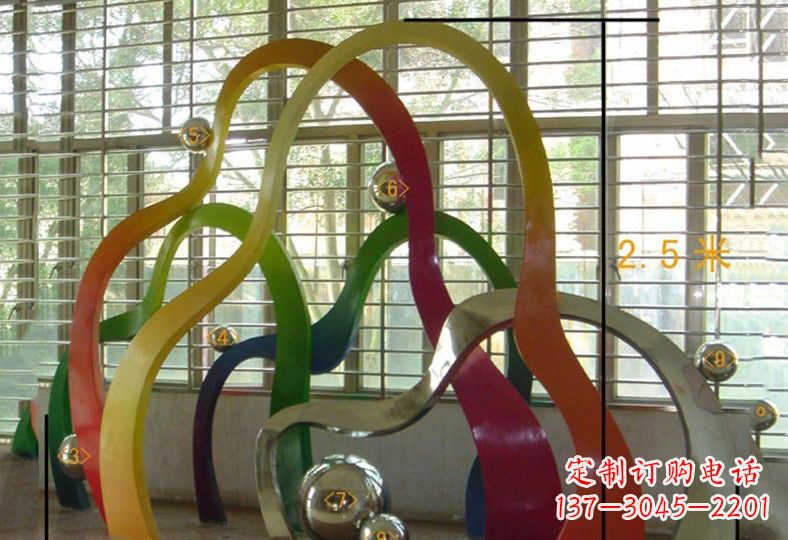 上海不锈钢假山雕塑精致耐用的艺术品