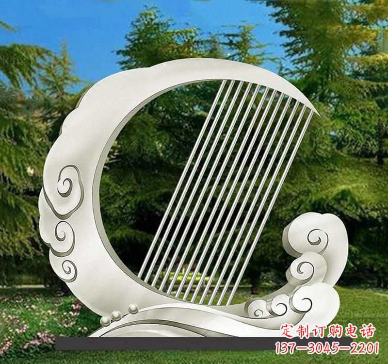 上海精美的不锈钢月亮雕塑