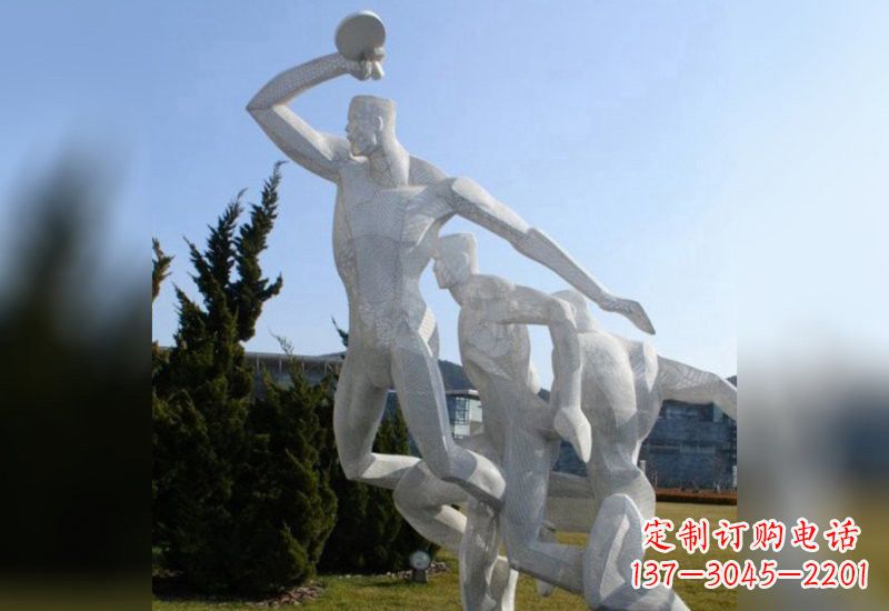 上海精致的乒乓球雕塑
