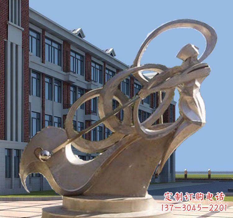 上海不锈钢制作的高尔夫球雕塑