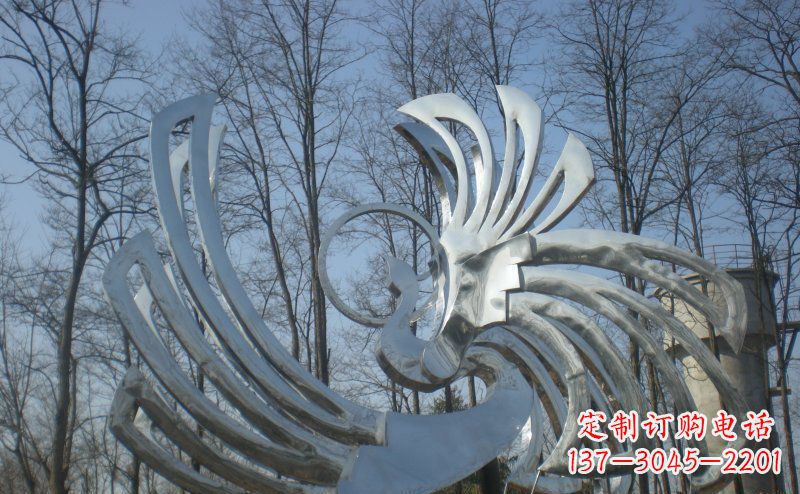 上海精美的不锈钢凤凰雕塑