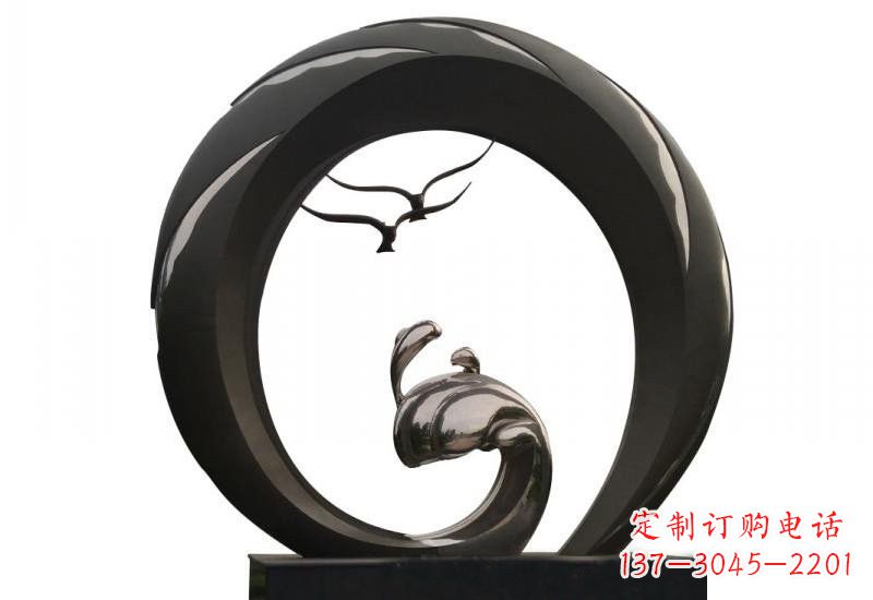 上海不锈钢海鸥雕塑海洋之韵