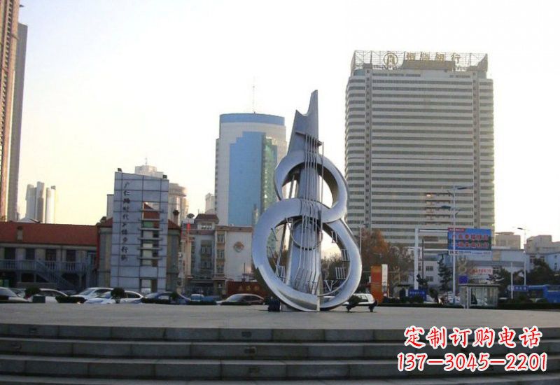 上海不锈钢吉他雕塑