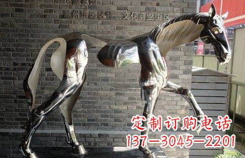 上海不锈钢马雕塑精美而又具有象征意义