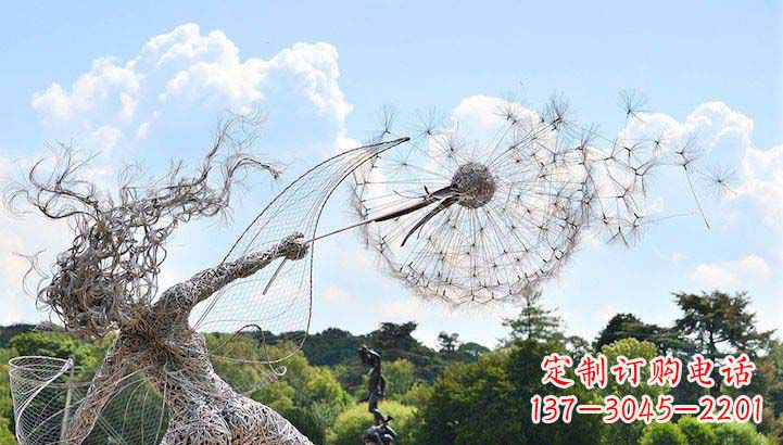上海不锈钢蒲公英雕塑