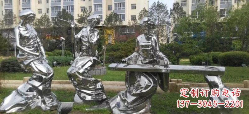 上海精致的不锈钢美女雕塑