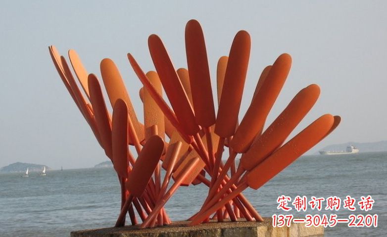 上海精美不锈钢船桨雕塑