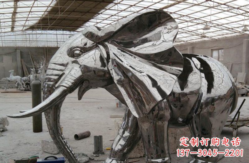 上海不锈钢大象传承与美的结合