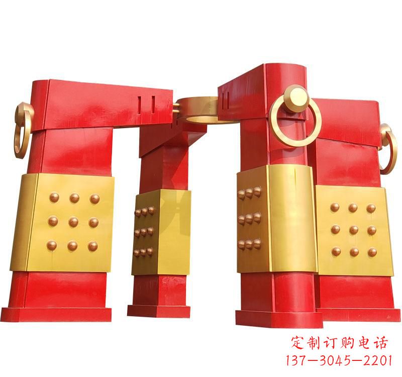 上海不锈钢大型拱门雕塑——传承文化精髓