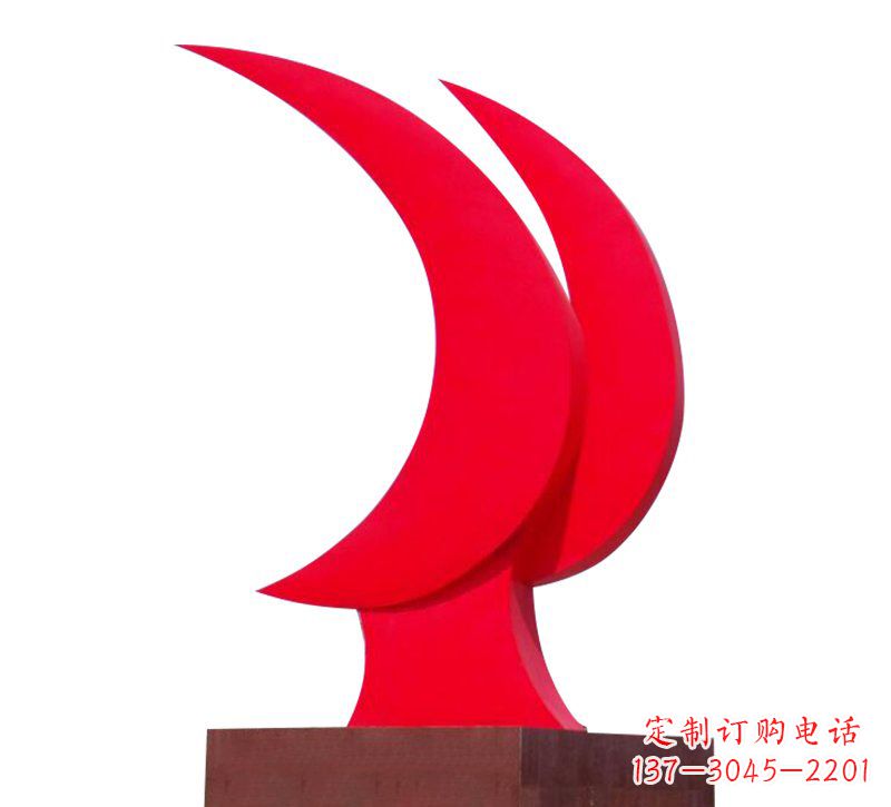 上海不锈钢党旗雕塑——传承中华文化精神