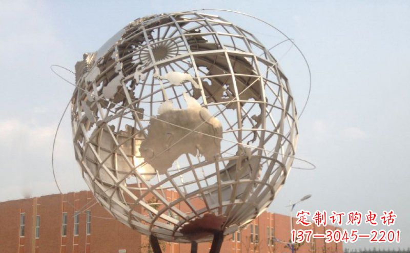 上海不锈钢地球雕塑——一件集美丽与坚固于一身的艺术品