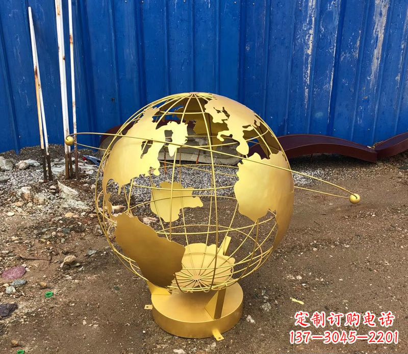 上海精美不锈钢地球仪雕塑