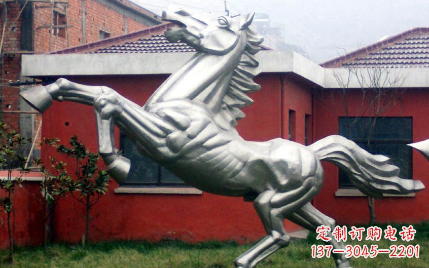 上海不锈钢奔马雕塑令人叹为观止的艺术杰作