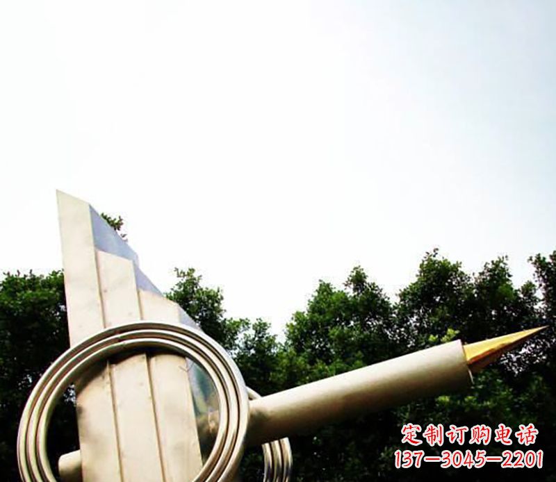 上海不锈钢钢笔雕塑